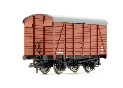 Pre-Owned 12 Ton Southern 2+2 Planked Vent Van BR Bauxite 'S59379' - Early