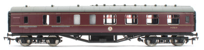 4P-010-451 57ft Stanier Corridor Brake Composite M5750M BR Lined Maroon