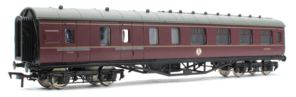 4P-010-451 57ft Stanier Corridor Brake Composite M5750M BR Lined Maroon