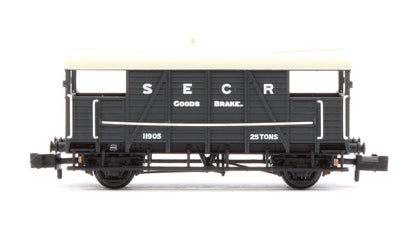 SE&CR 25T 'Dance Hall' Brake Van SE&CR Grey No.11905