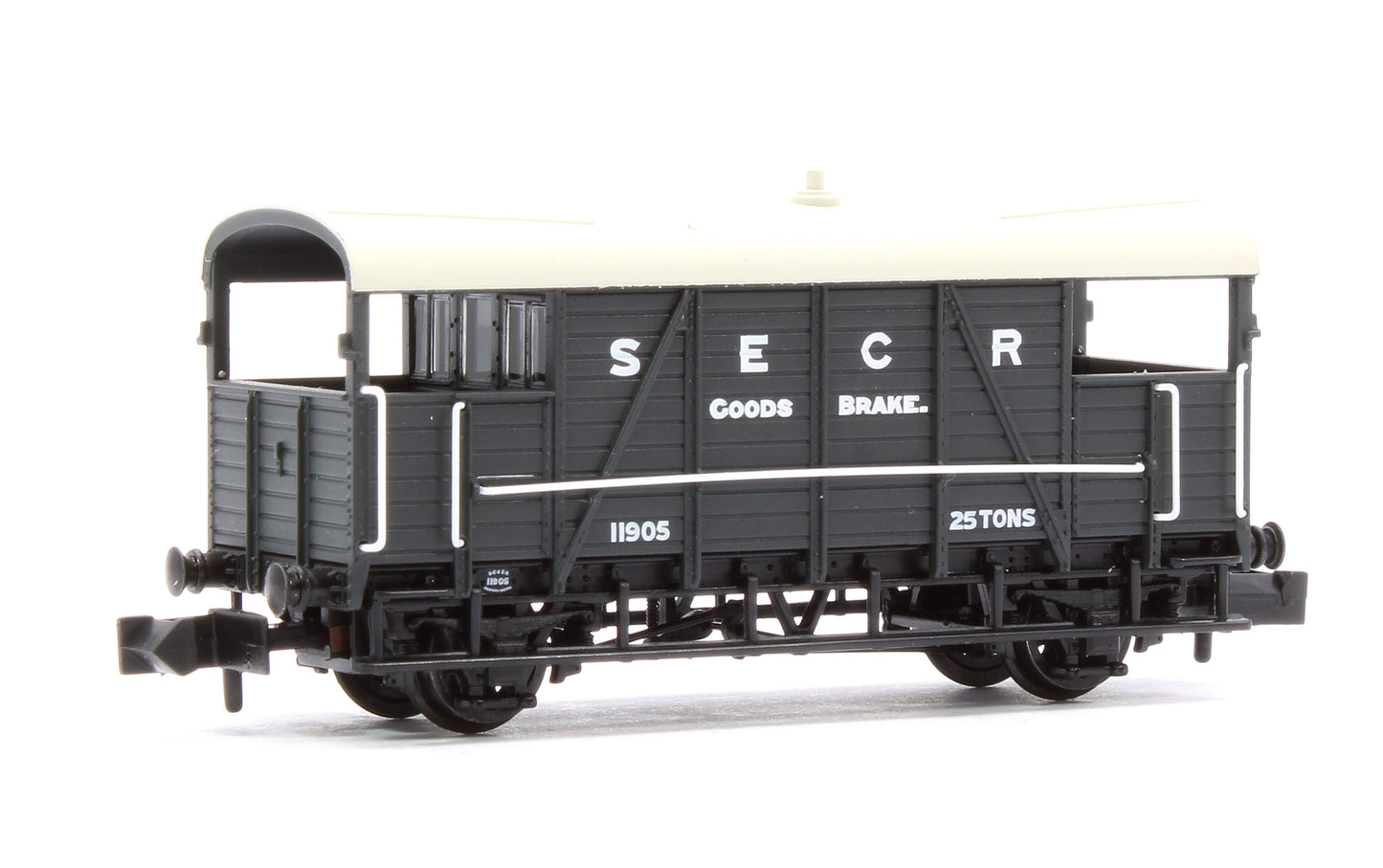 SE&CR 25T 'Dance Hall' Brake Van SE&CR Grey No.11905