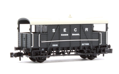 SE&CR 25T 'Dance Hall' Brake Van SE&CR Grey No.11905
