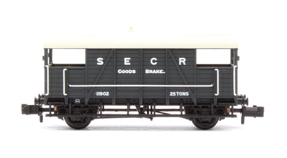 Pre-Owned SE&CR 25T 'Dance Hall' Brake Van SE&CR Grey No.11902