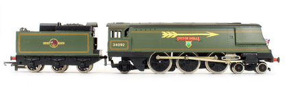Pre-Owned Golden Arrow BR Green 4-6-2 'City Of Wells' 34092 Steam Locomotive