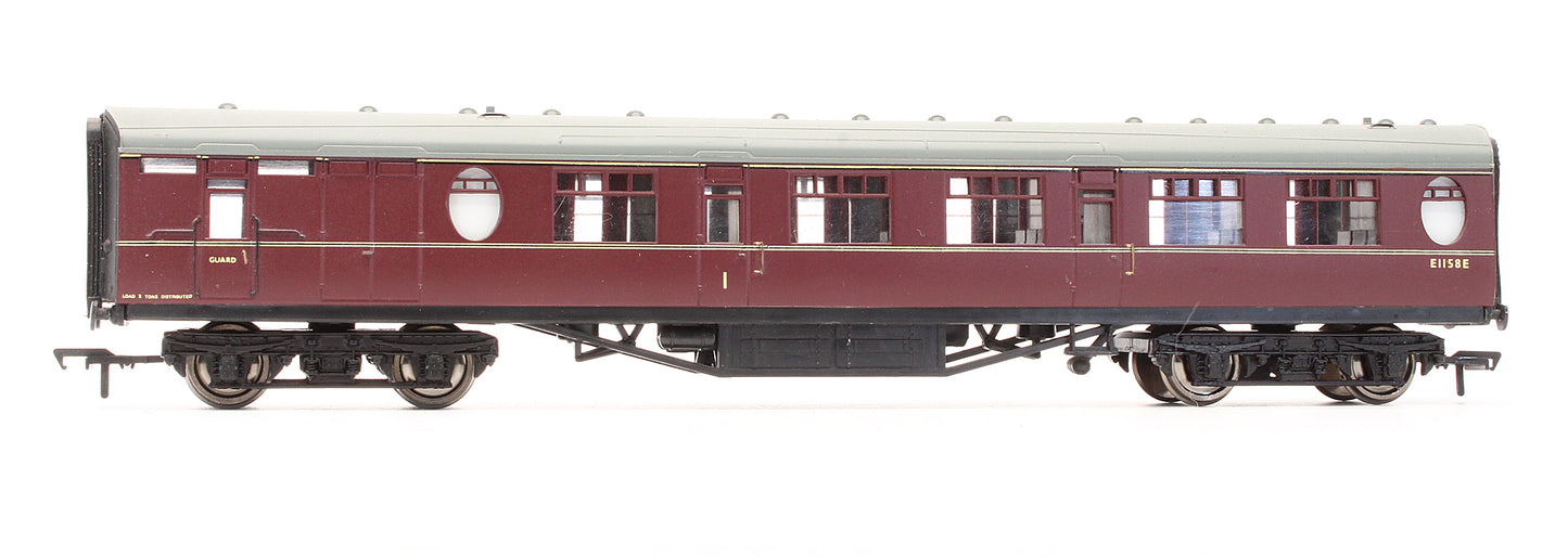 Pre-Owned 34-426 BR Maroon 63' Thompson Composite Brake Coach 'E1158E'
