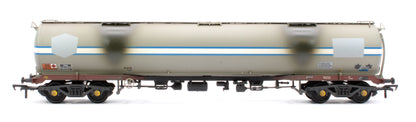 Pre-Owned 38-109B BR 102T TEA Bogie Tank Wagon Debranded (ex-Jet-Conoco) Light Grey No.PR82678 (ex-136)- Weathered