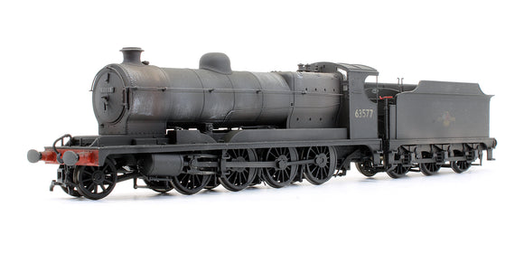 Pre-Owned Robinson 04 '63577' BR Black Late Crest Steam Locomotive (Renumbered & Custom Weathered)
