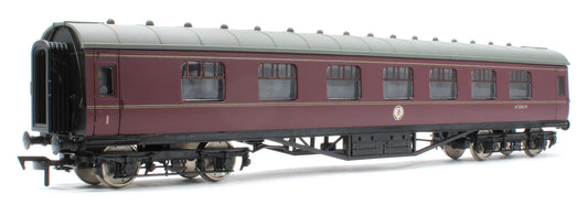 4P-010-602 60ft Stanier Corridor Composite M3896M BR Lined Maroon
