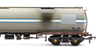 Pre-Owned 38-109B BR 102T TEA Bogie Tank Wagon Debranded (ex-Jet-Conoco) Light Grey No.PR82678 (ex-136)- Weathered