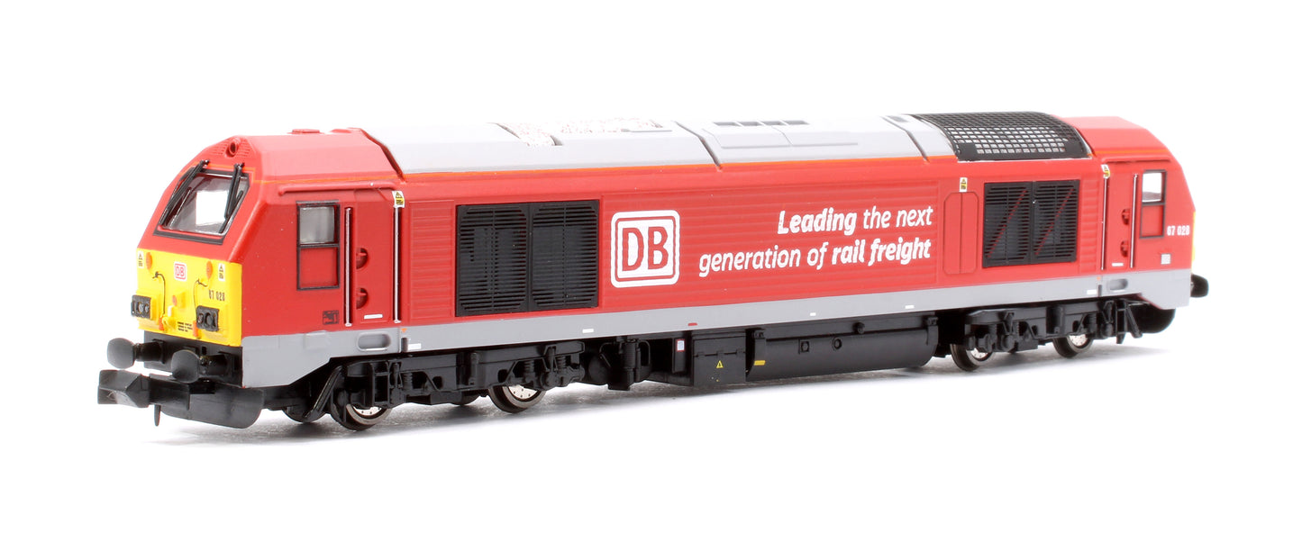 Class 67 DB Schenker Red 67028 Diesel Locomotive