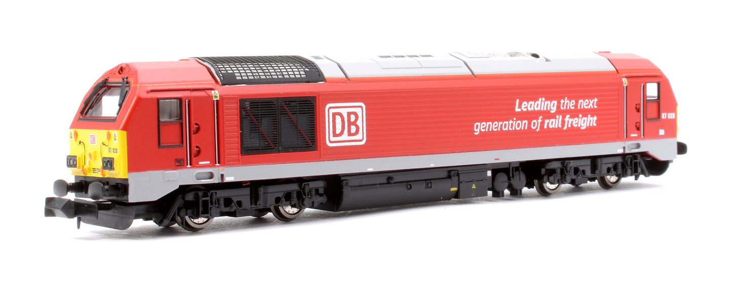 Class 67 DB Schenker Red 67028 Diesel Locomotive