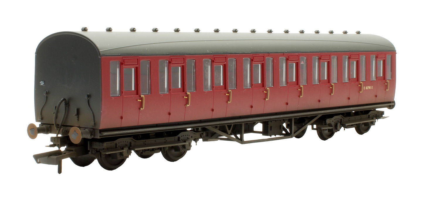 Pre-Owned R4576 BR Thompson Suburban 3rd Class Coach 'E 82798 E' - Custom Weathered