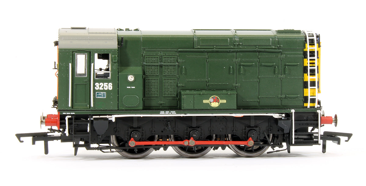 Pre-Owned R2417 Class 08 '3256' BR Green Diesel Shunter Locomotive