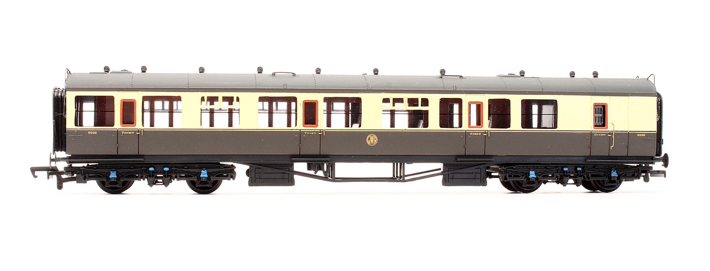 Pre-Owned 34-076 Collett 60' 1st / 3rd Brake Coach GWR Chocolate & Cream '6600'