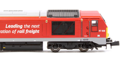 Class 67 DB Schenker Red 67028 Diesel Locomotive - DCC Fitted