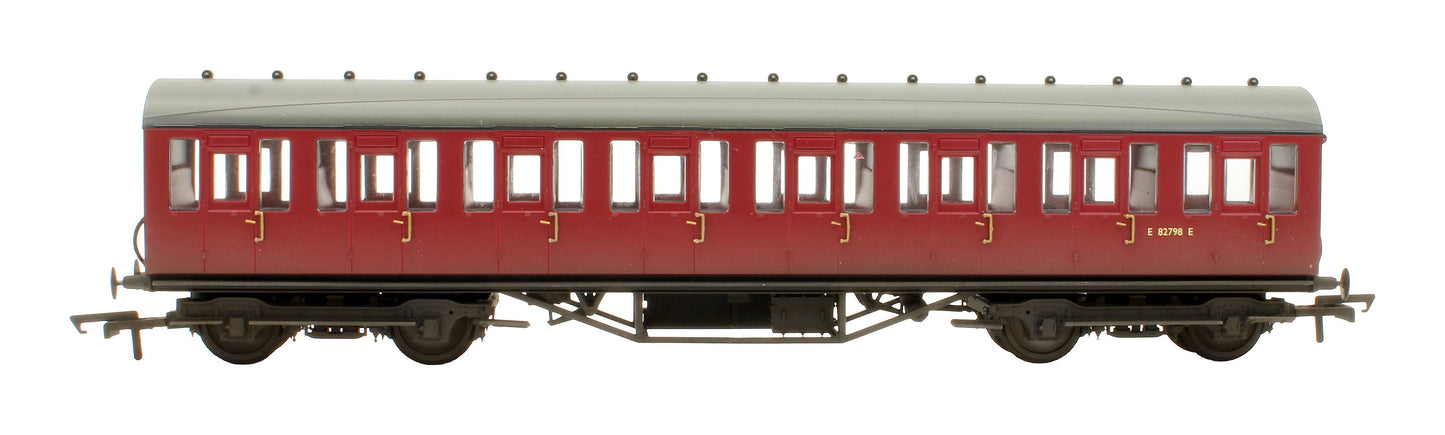 Pre-Owned R4576 BR Thompson Suburban 3rd Class Coach 'E 82798 E' - Custom Weathered