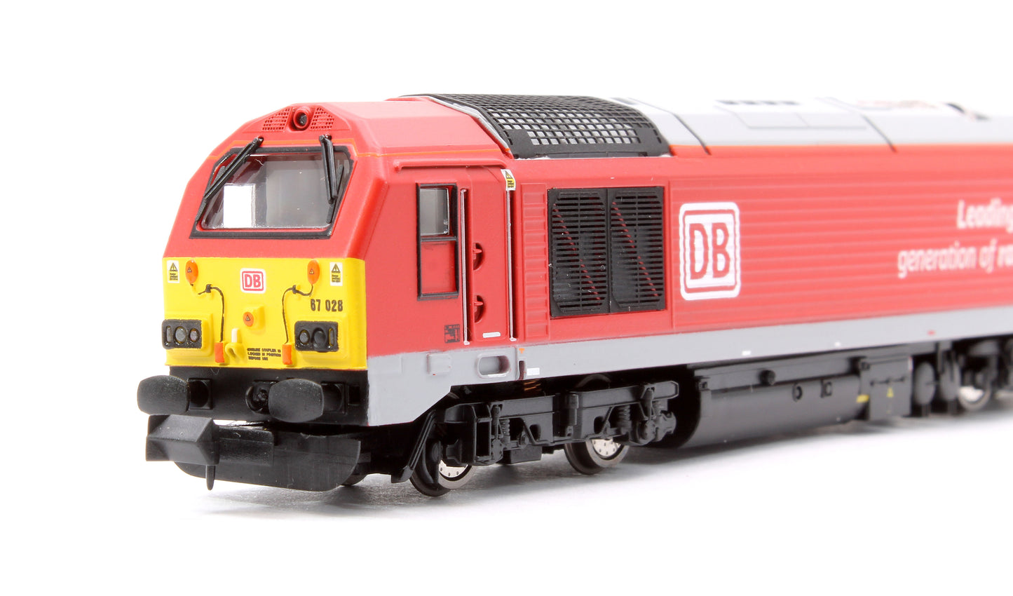 Class 67 DB Schenker Red 67028 Diesel Locomotive - DCC Fitted