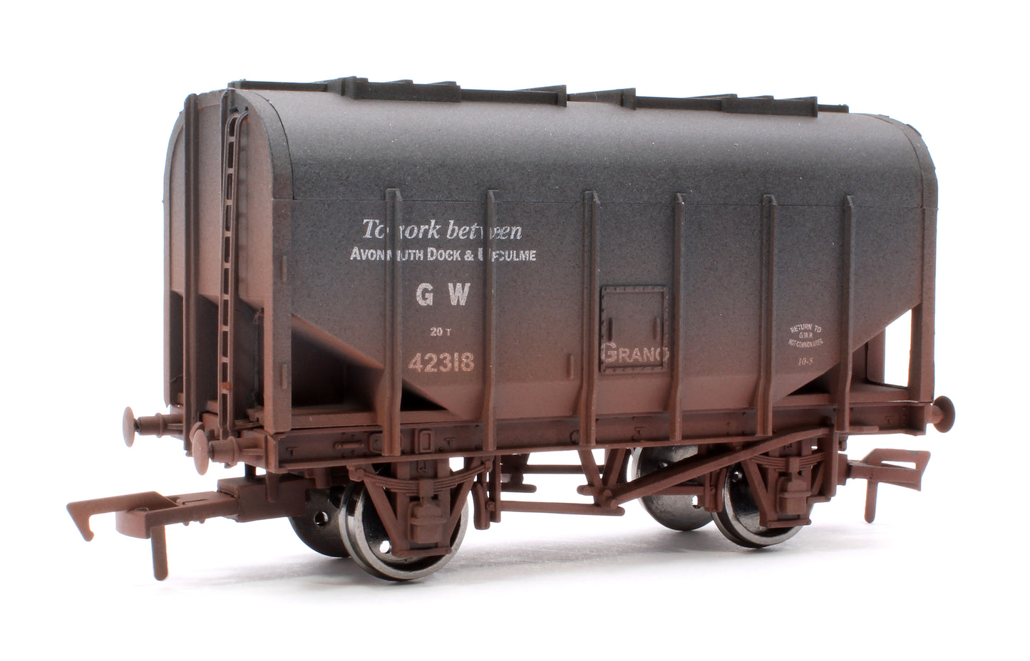 Bulk Grain Hopper GWR Avonmouth 42318 - Weathered