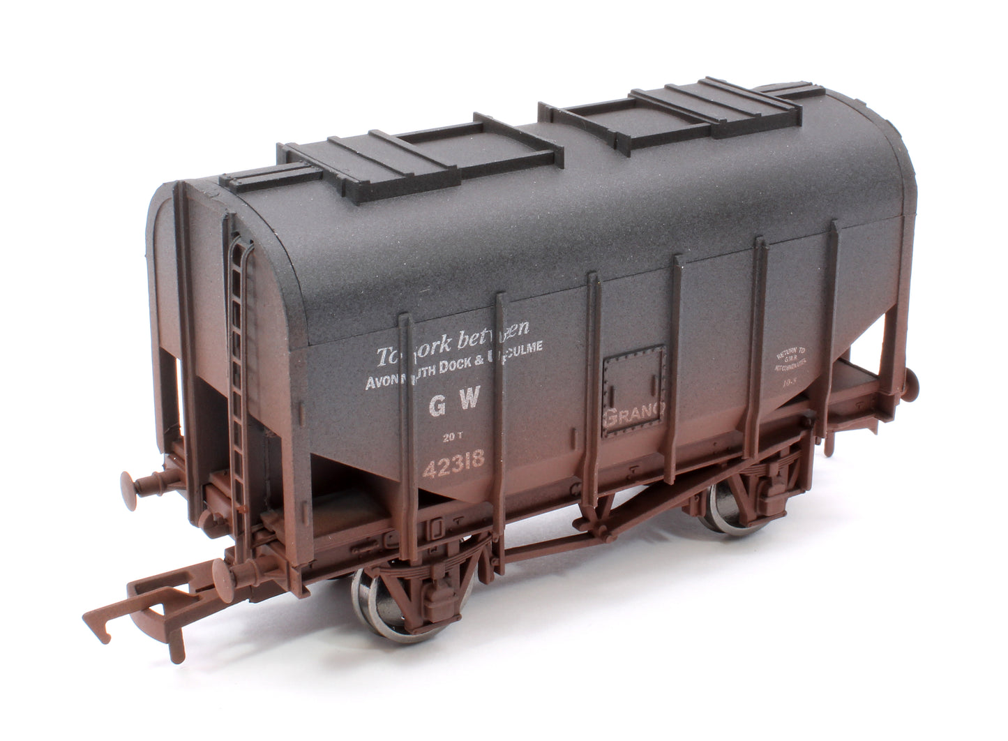 Bulk Grain Hopper GWR Avonmouth 42318 - Weathered