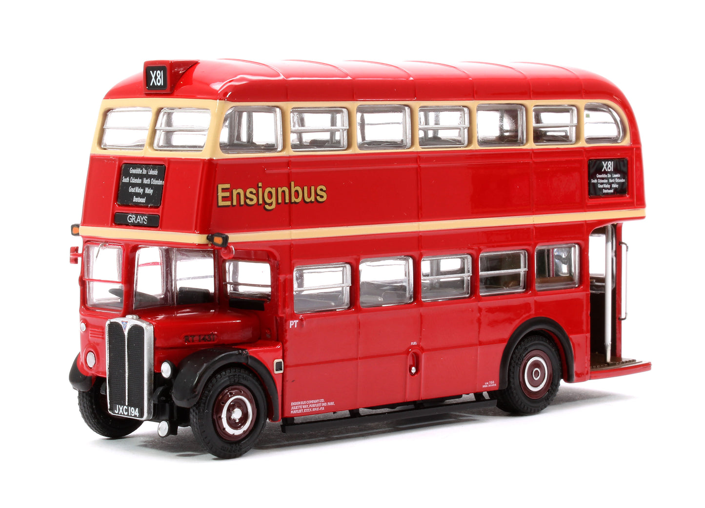 Cravens RT Ensignbus Set RT1431 & RT1499