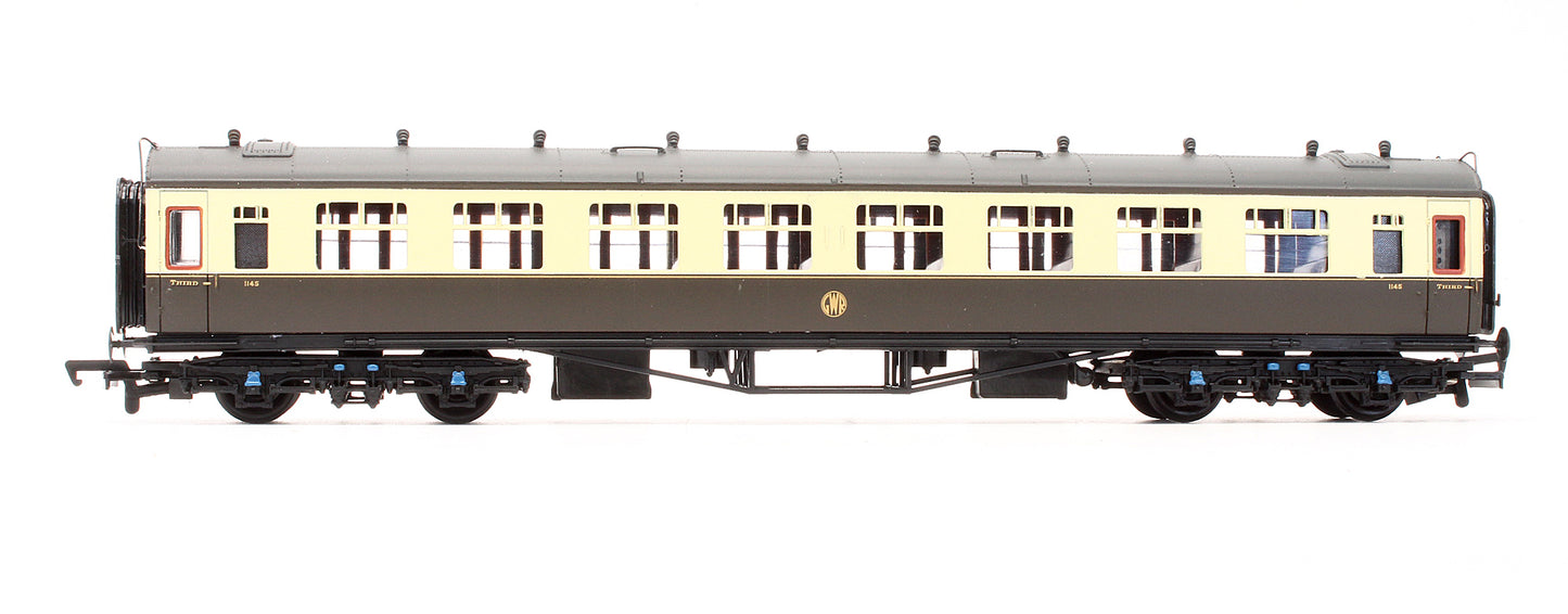 Pre-Owned 34-051 Collett 60' 3rd Chocolate & Cream Coach GWR Shirt Button '1145'