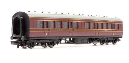 Pre-Owned 34-252 57' Corridor Composite 1st / 3rd Coach LMS Crimson '3705'