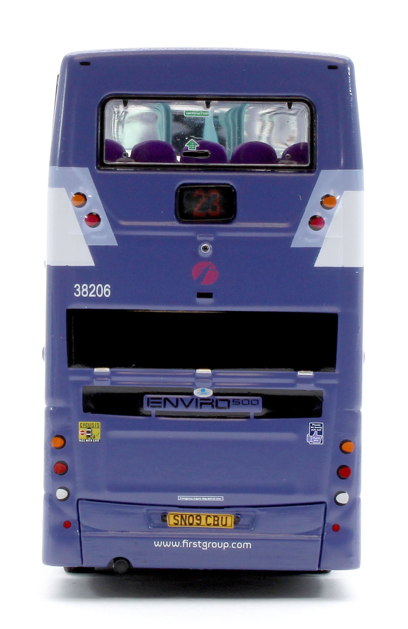 UKD76002 Dennis Trident ENVIRO500 Euro IV 12.1M First Bus Aberdeen Rt.23 - Sheddocksley