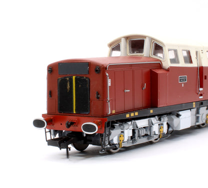 Clayton DHP1 Prototype Red Diesel Locomotive - DCC Fitted