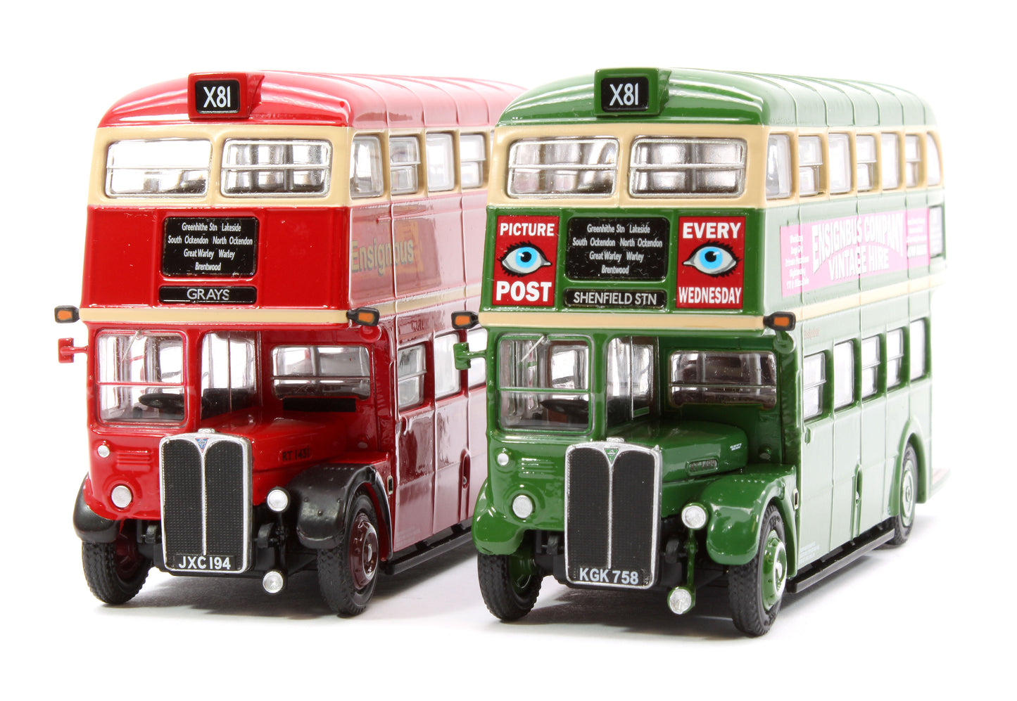 Cravens RT Ensignbus Set RT1431 & RT1499