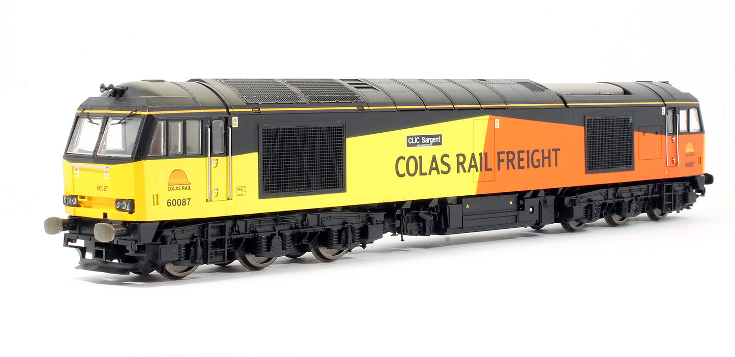 Pre-Owned Class 60087 'Clic Sargent' Colas Rail Freight Diesel Locomotive - DCC Fitted