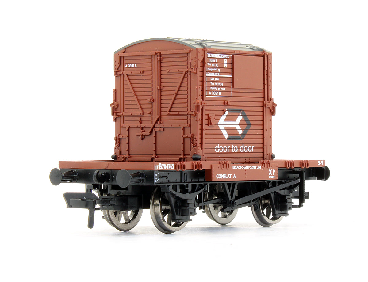Pre-Owned 37-961 Conflat With Type A Container BR Bauxite