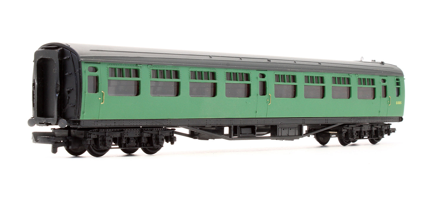 Pre-Owned 34-526 BR Green 63ft Bulleid Corridor 2nd Coach 'S130S'