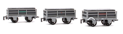 2t Slate Wagon Set (Unbraked/Unbraked/Braked)