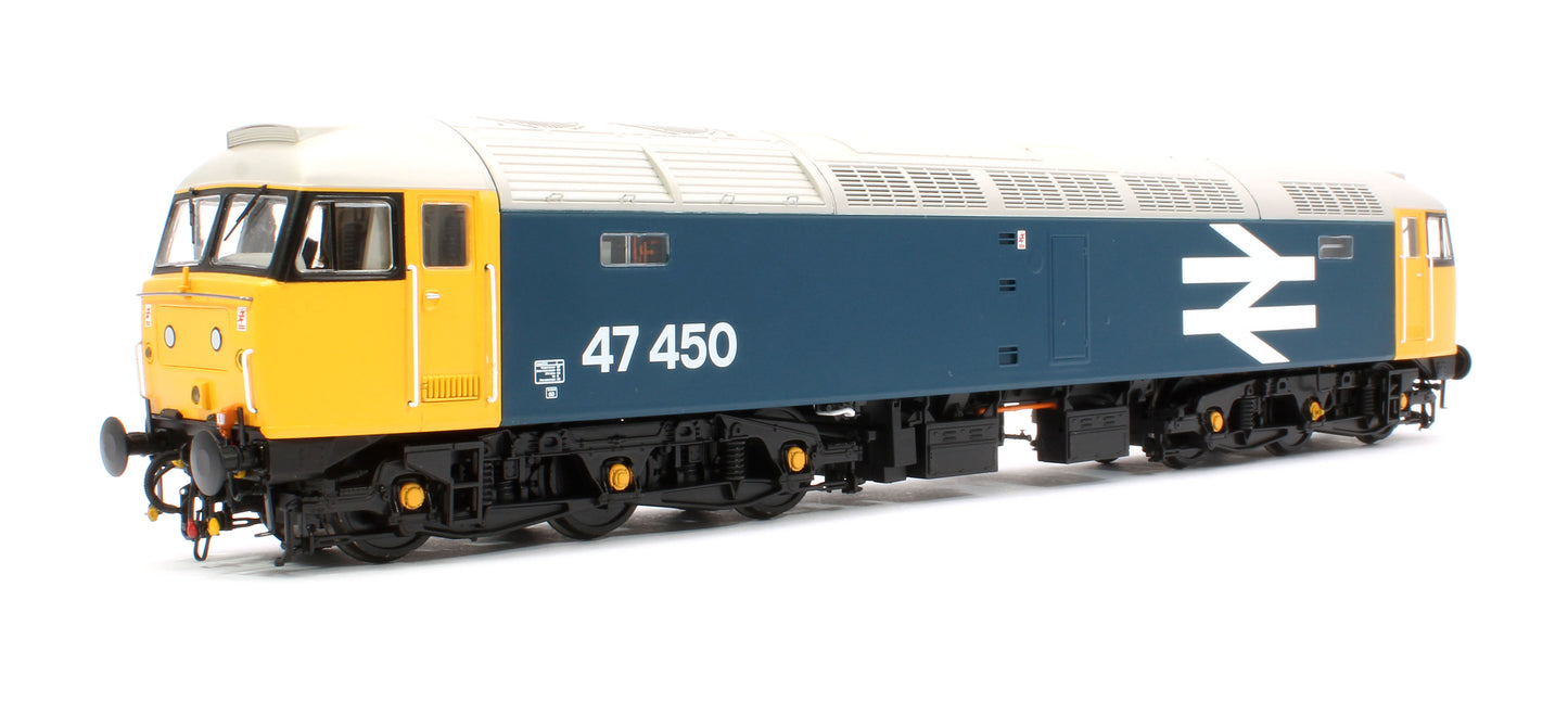 Class 47 450 BR Blue Large Logo Diesel Locomotive - DCC Sound