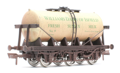 4F-031-146 6 Wheel Milk Tanker Williams Dairy - Weathered