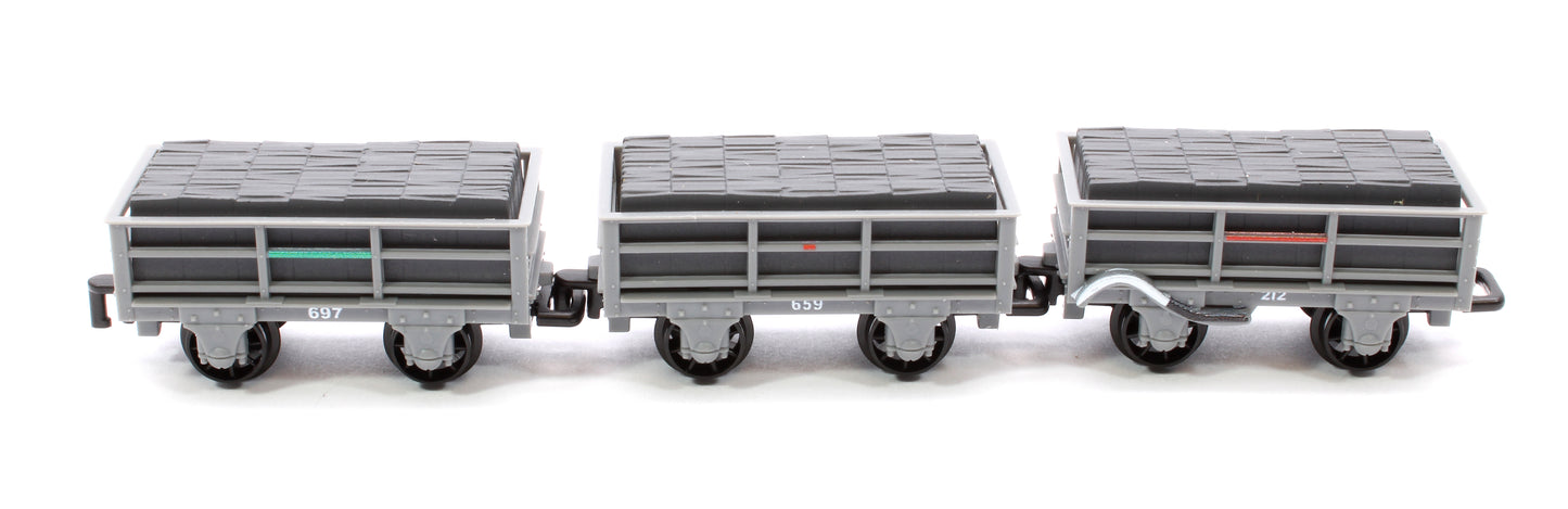 2t Slate Wagon Set (Unbraked/Unbraked/Braked)