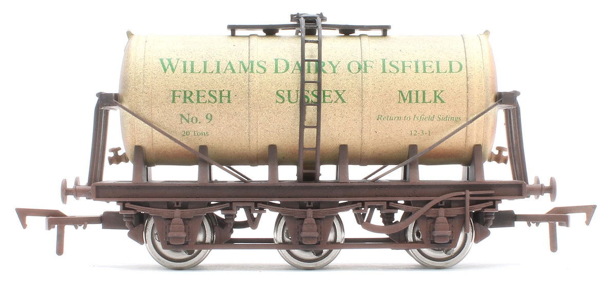 4F-031-146 6 Wheel Milk Tanker Williams Dairy - Weathered