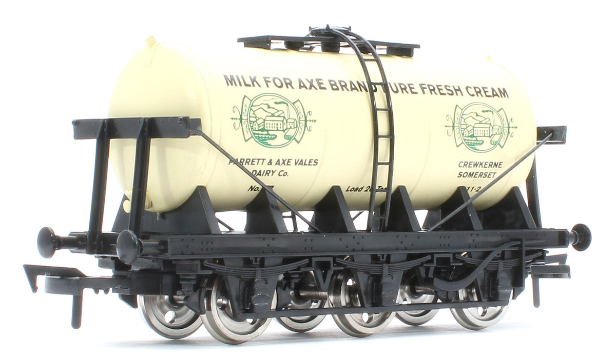 4F-031-147 6 Wheel Milk Tanker Axe Brand Cream