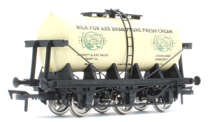 4F-031-147 6 Wheel Milk Tanker Axe Brand Cream
