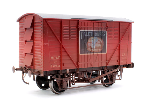 BR Meat Van Crimson Palethorpe Sausages No.B870040 - Weathered