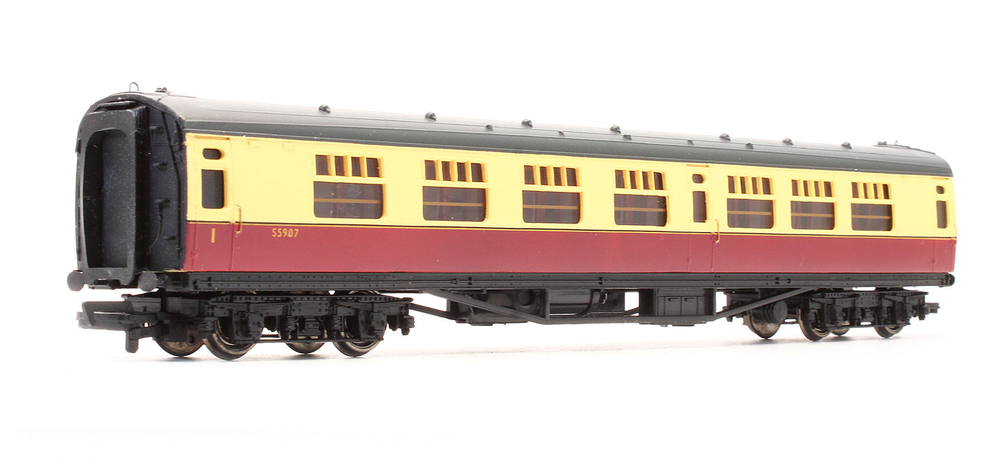 Pre-Owned 34-552 63ft Bulleid Corridor Composite Coach BR Crimson & Cream 'S5907'