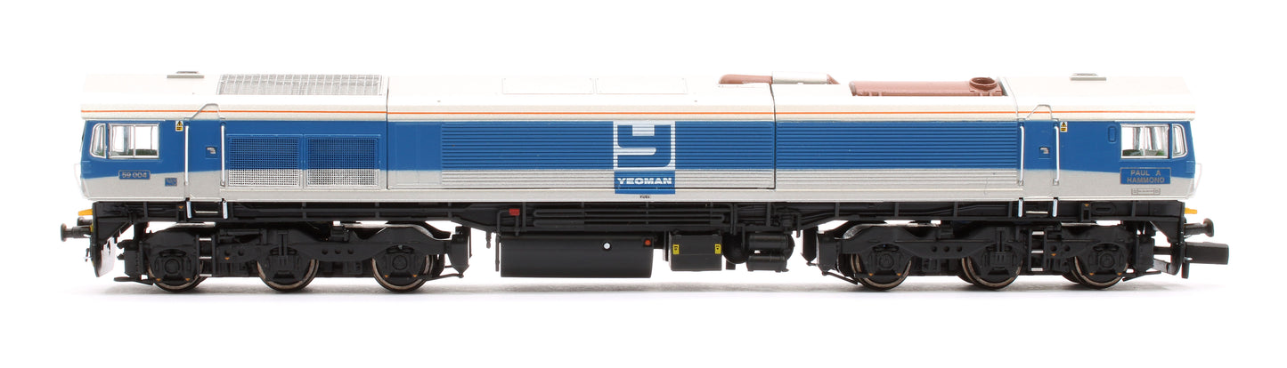 Class 59 59004  Revised Foster Yeoman Paul A Hammond Diesel Locomotive - DCC Sound