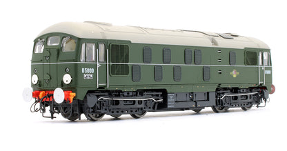 Pre-Owned D5000 BTC Early Green With Waist Band Diesel Locomotive - DCC Sound