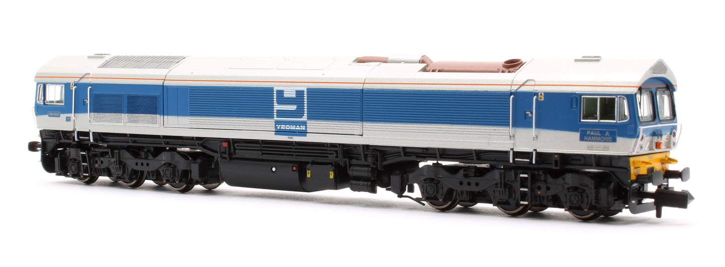 Class 59 59004  Revised Foster Yeoman Paul A Hammond Diesel Locomotive - DCC Sound