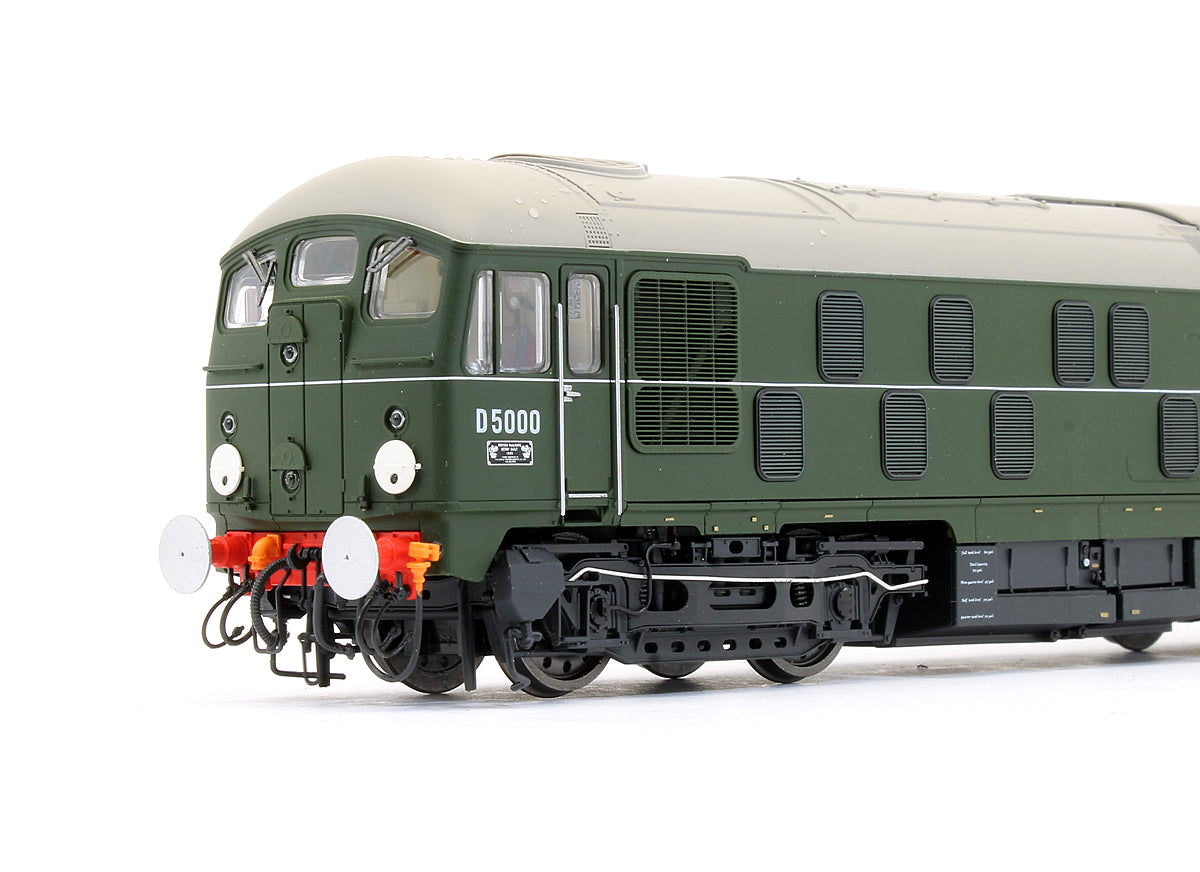 Pre-Owned D5000 BTC Early Green With Waist Band Diesel Locomotive - DCC Sound