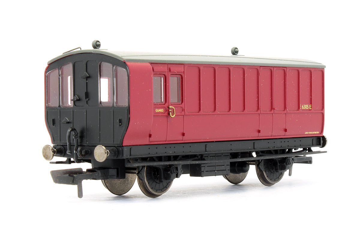 BR 4 Wheel Brake Baggage Coach No.E6305E