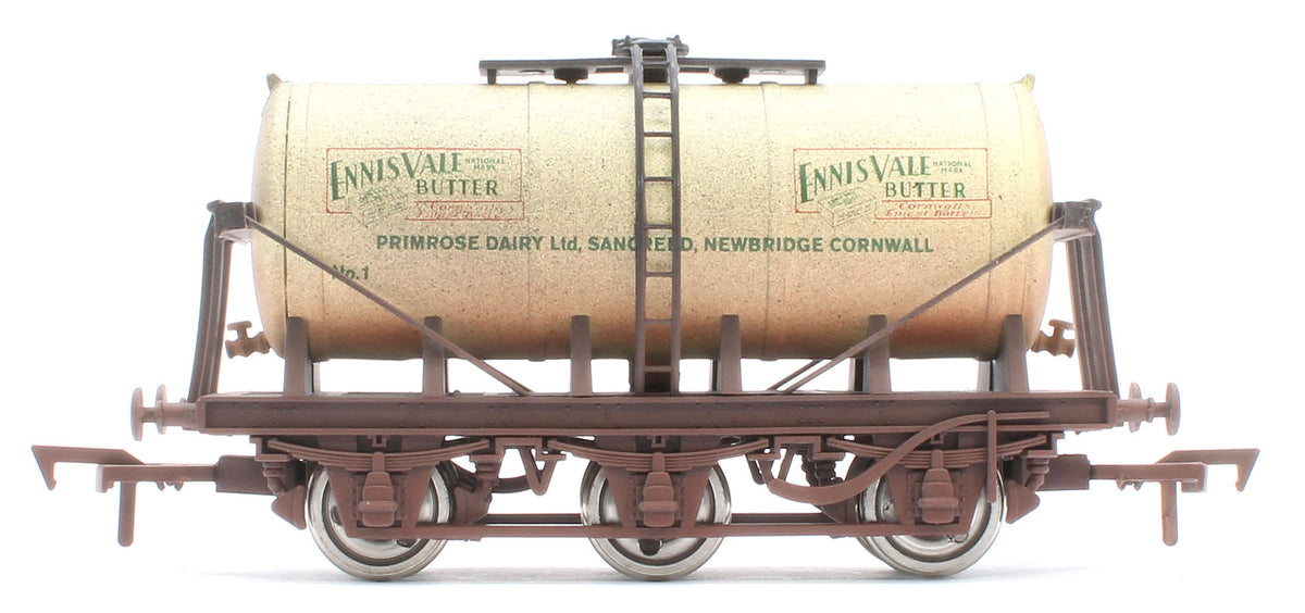 4F-031-150 6 Wheel Milk Tanker Ennis Vale Butter - Weathered