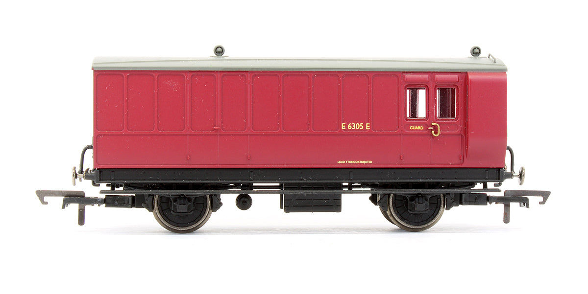 BR 4 Wheel Brake Baggage Coach No.E6305E