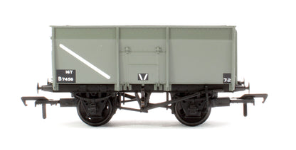 16T Steel Slope-Sided Mineral Wagon Rivetted Doors BR Grey B7456