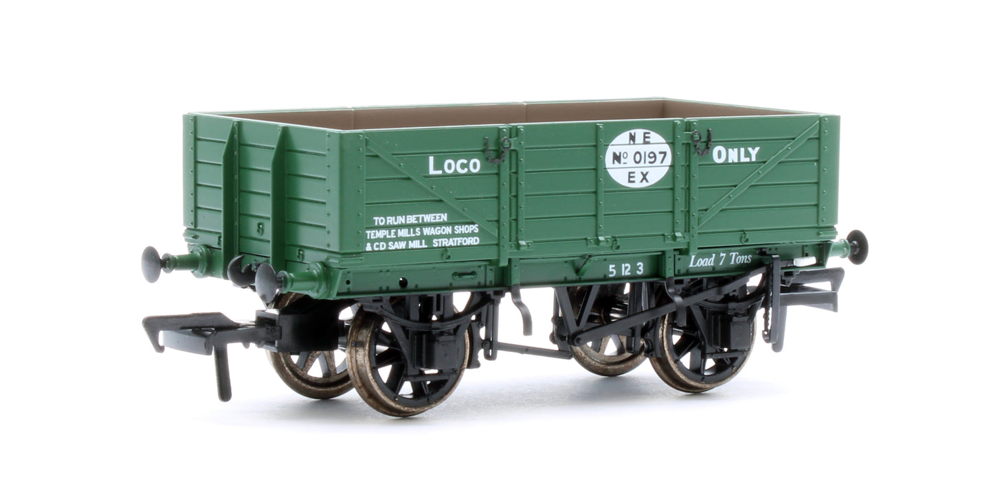 972013 GER Dia.17 5-Plank Open Wagon NE Loco No.O197